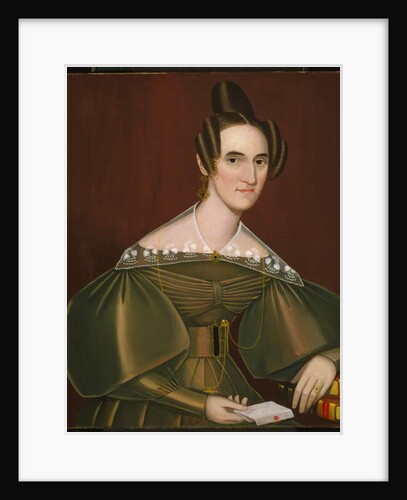 Jeannette Woolley, later Mrs John Vincent Storm, c.1838 by Ammi Phillips
