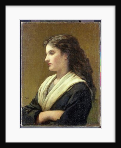 Study of a female head: Ideal head of a woman, 1872 by William Morris Hunt