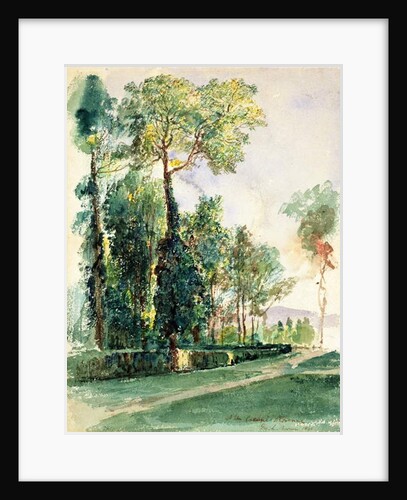 At the Cascine, Florence, 1845 by George Loring Brown
