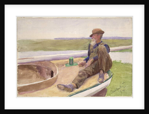 Man in Boat, 1894 by Thomas Pollock Anschutz