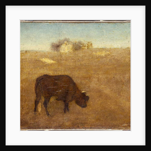 Evening Glow, the Old Red Cow, early to mid 1870s by Albert Pinkham Ryder