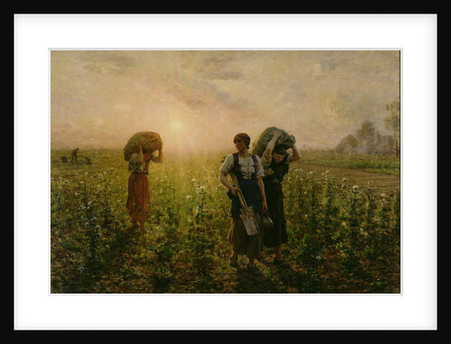 The End of the Working Day, 1886-87 by Jules Breton
