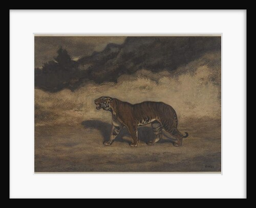 Tiger Walking to the Left by Antoine Louis Barye