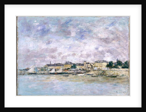 The Port, Trouville, 1886 by Eugene Louis Boudin