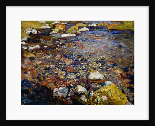 Stream in Val d'Aosta, c.1909 by John Singer Sargent