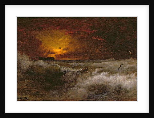 Sunset Over the Sea, 1887 by George Snr. Inness