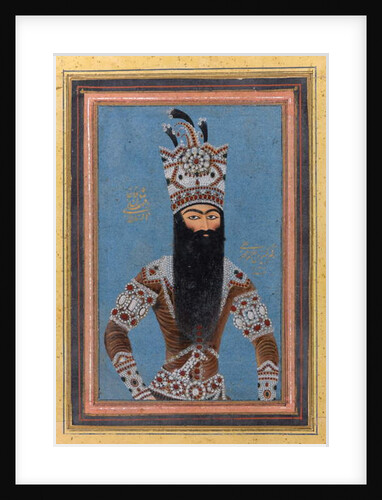 Portrait of Fath'Ali Shah Qajar, 1815 by Mihr'Ali Mihr'Ali