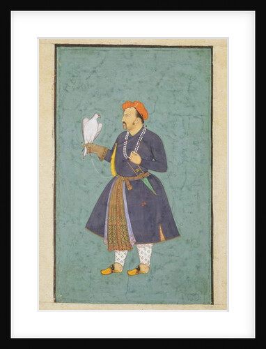 Portrait of Jahangir holding a Falcon, c.1600-10 by Manohar