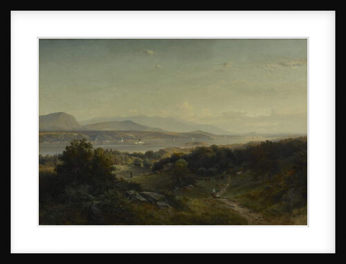 Landscape, Hyde Park, New York, 1859 by Johann Herman Carmiencke
