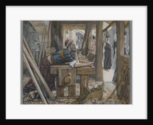 The Anxiety of Saint Joseph by James Jacques Joseph Tissot