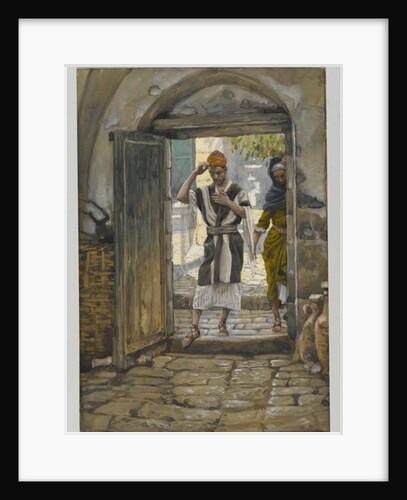 On Entering the House, Salute It by James Jacques Joseph Tissot