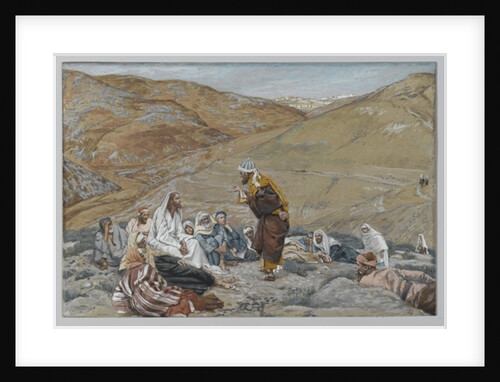 The Scribe Stood to Tempt Jesus by James Jacques Joseph Tissot