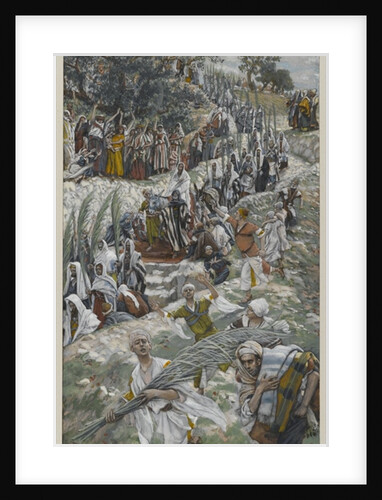 The Procession on the Mount of Olives by James Jacques Joseph Tissot
