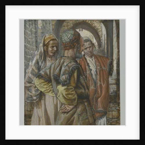 Simon the Cyrenian and His Two Sons Alexander and Rufus by James Jacques Joseph Tissot