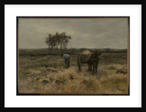 Digging Sand, or The Sand Cart, c.1875 by Anton Mauve