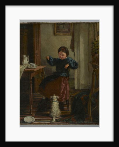 Girl and Dog by John Whittaker
