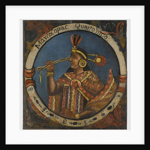Mayta Capac, Fourth Inca King, mid 18th century by School Peruvian
