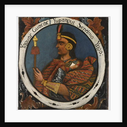 Yahuar Huacac Yupanqui, Seventh Inca King, mid 18th century by School Peruvian