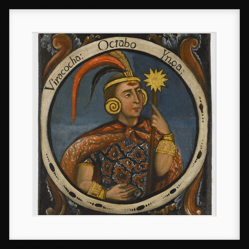 Viracocha, Eighth Inca Kings, mid 18th century by School Peruvian