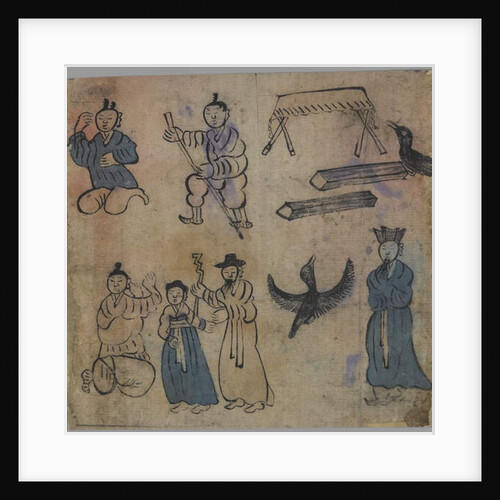 Genre Scene, 1 of 4, 19th century by Korean School