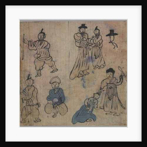 Genre Scene, 1 of 4, 19th century by Korean School