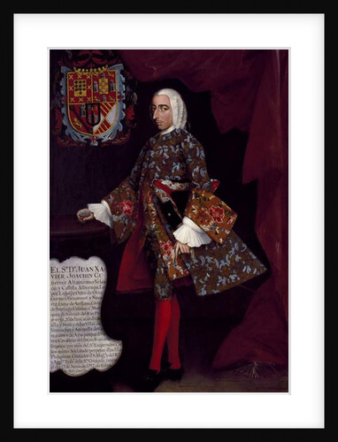 Don Juan Xavier Joachín Gutiérrez Altamirano Velasco, Count of Santiago de Calimaya, 1752 by Miguel Cabrera