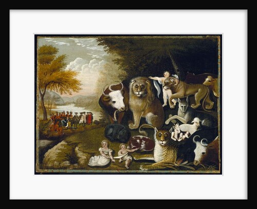 The Peaceable Kingdom, c.1833-34 by Edward Hicks