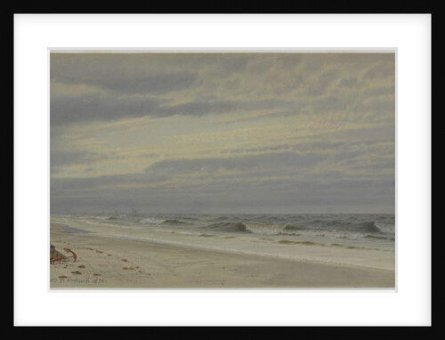 Beach Scene with Barrel and Anchor, 1870 by William Trost Richards