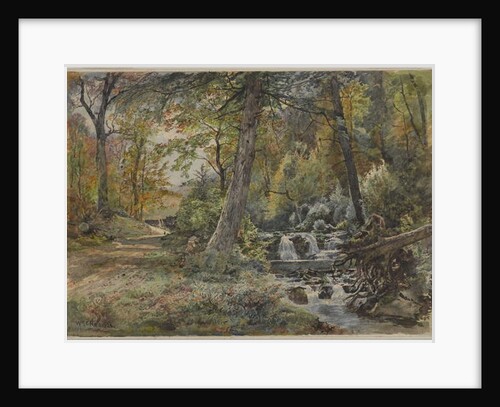 Landscape with Stream and Road, Chester County, c.1886 by William Trost Richards