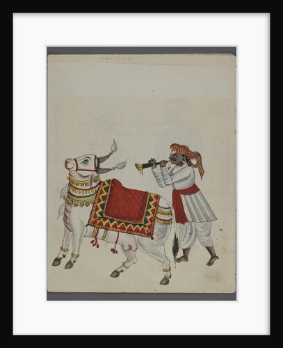 One of a set of nine images showing Indians in different professions by Indian School