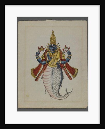 One of a set of nine images showing Indians in different professions by Indian School
