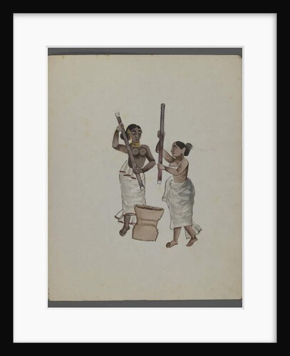 One of a set of nine images showing Indians in different professions by Indian School