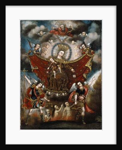The Virgin of Carmel Saving Souls in Purgatory by Diego Quispe (circle of) Tito