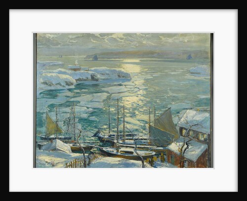 The Old Ships Draw to Home Again, 1920 by Jonas Lie