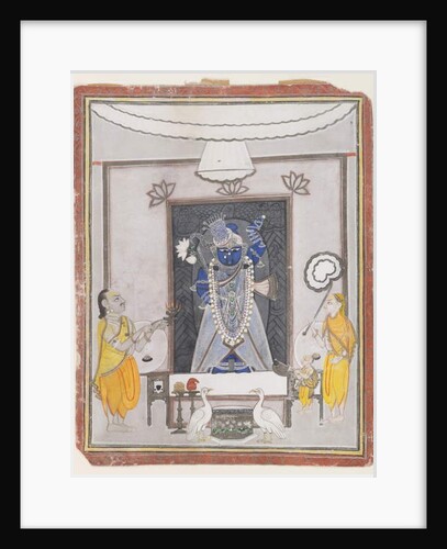 Worship of Shrinathaji by Indian School