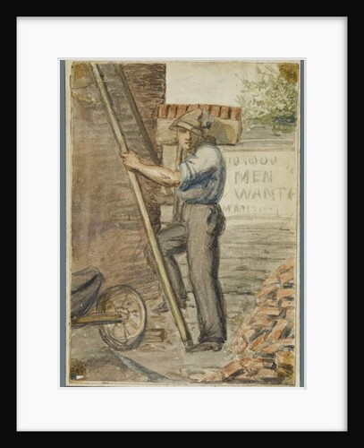 Brick Layer, 1864 by Karl L.H. Mueller