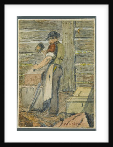 Stone Worker, 1864 by Karl L.H. Mueller