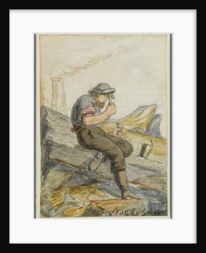 Stone Worker, 1864 by Karl L.H. Mueller