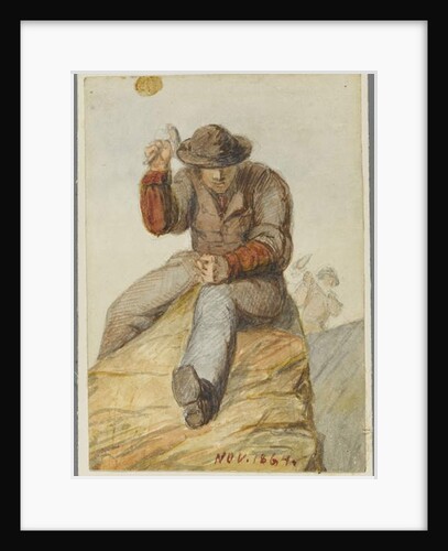 Stone Worker, 1864 by Karl L.H. Mueller