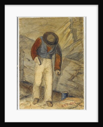 Stone Worker, 1864 by Karl L.H. Mueller
