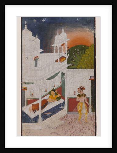 Lalita Ragini, Page from a dispersed Ragamala Series, c.1640 by Indian School