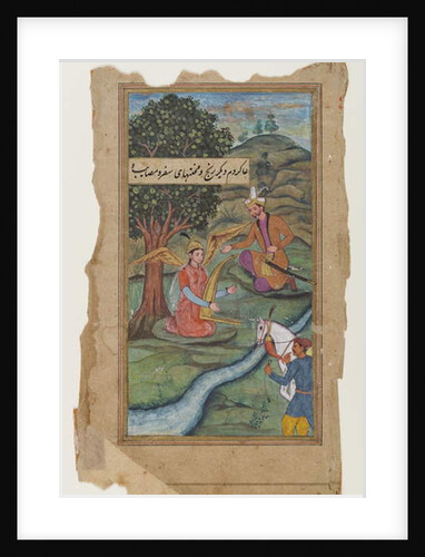 Mughal Miniature Painting, c.1600 by Mughal School