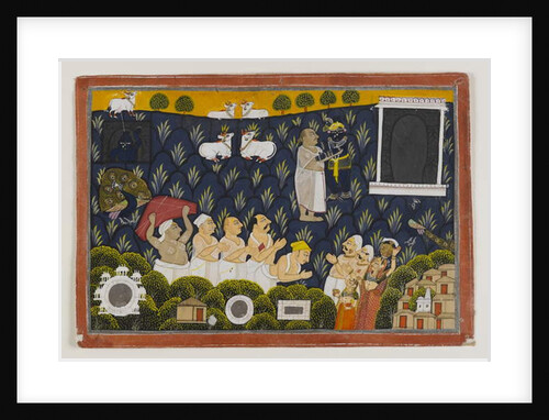 Worship of Krishna, c.1800 by Indian School