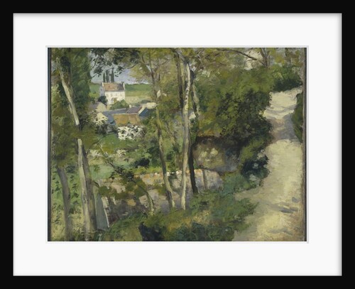 The Climb, Rue de la Cote-du-Jalet, Pontoise, 1875 by Camille Pissarro