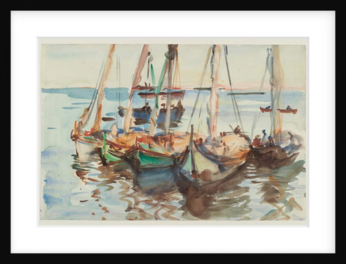 Portuguese Boats, c.1902-03 by John Singer Sargent