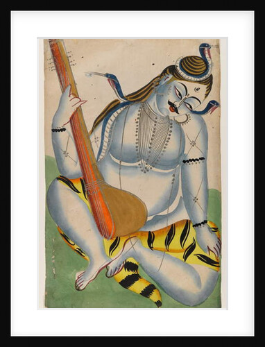 Shiva, Lord of Music, late 19th - early 20th century by School Indian