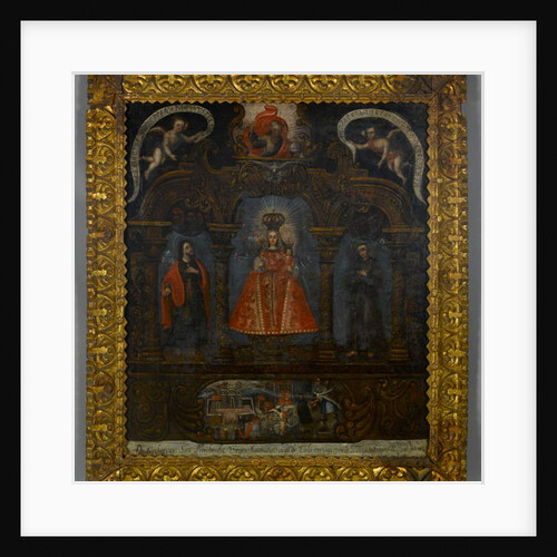 Our Lady of Cocharcas on the Altar, Arequipa by School Peruvian