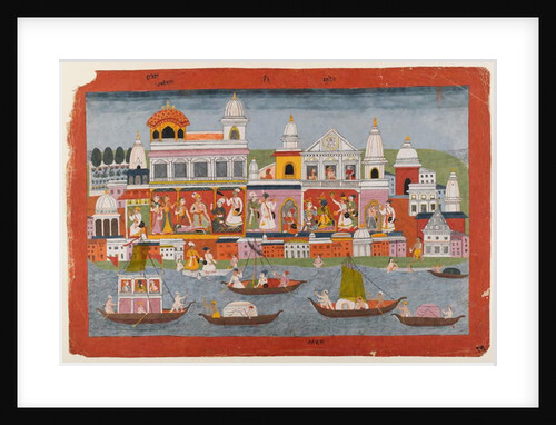 Page from a Bhagavata Purana series, c.1775-1800 by Indian School