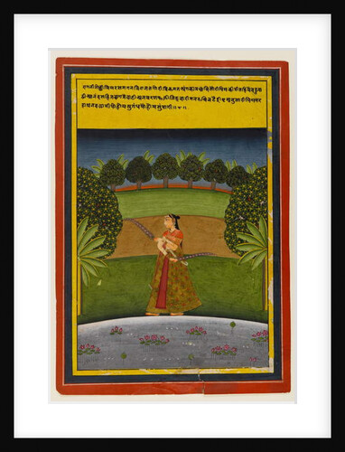 A Nayika awaits her lover, c.1700-25 by Indian School