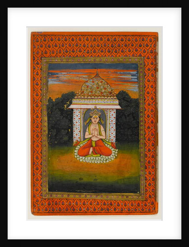 Miniature of an enshrined deity, first half of the 18th century by Indian School